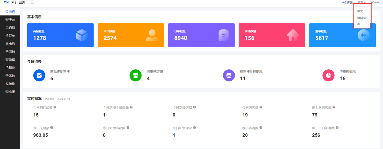 Mall4j 星链版(B2B2B企业采购)后台操作手册 功能操作示意图