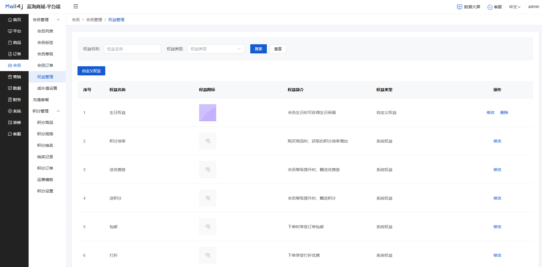 Mall4j 宇宙版(B2B2C多商户)后台操作手册 功能操作示意图