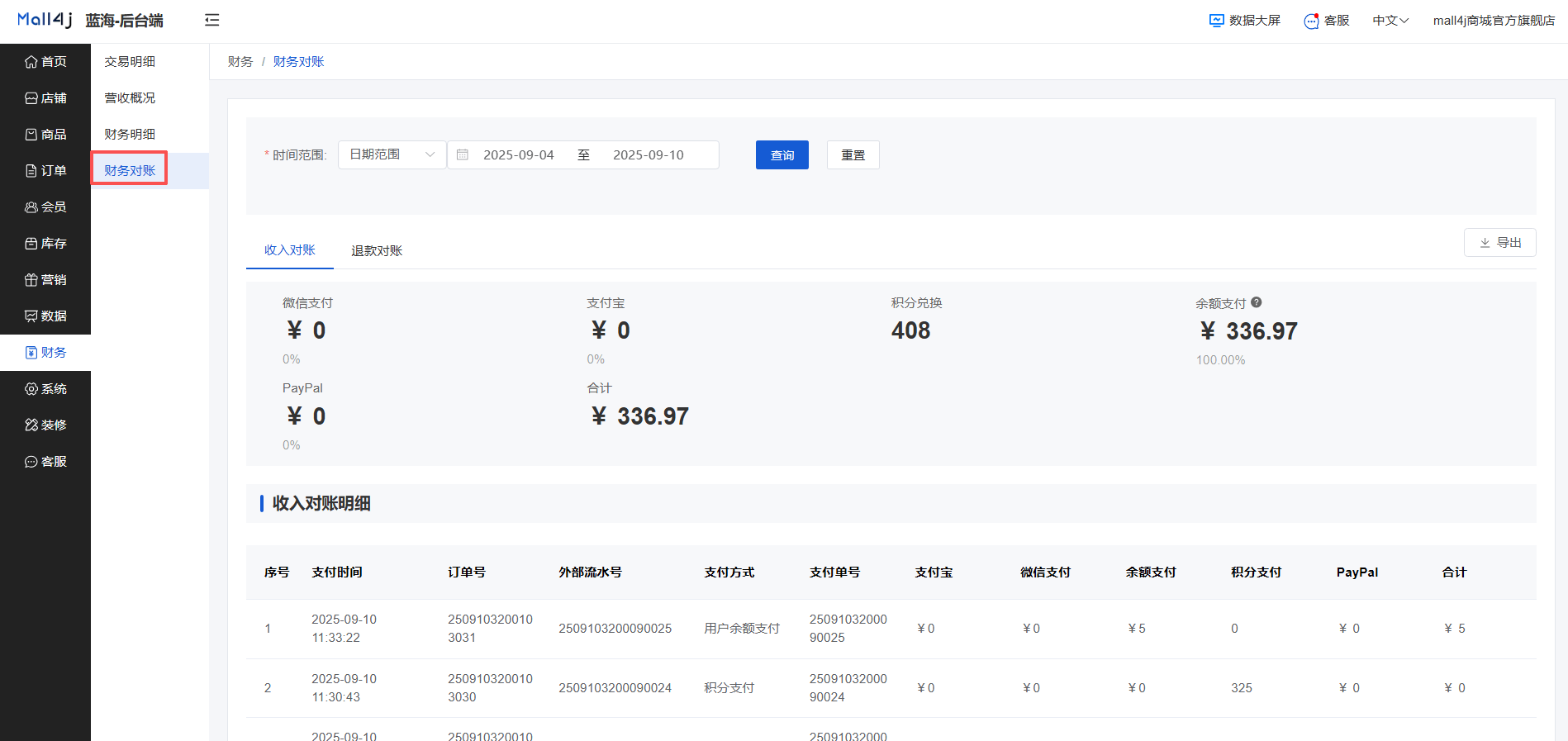 Mall4j 银河版(B2C单商户)后台操作手册 功能操作示意图