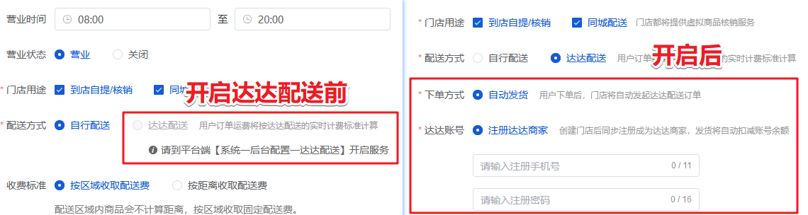 Mall4j 白洞版(S2B2C供应链)后台操作手册 功能操作示意图