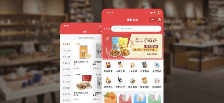综合百货案例界面