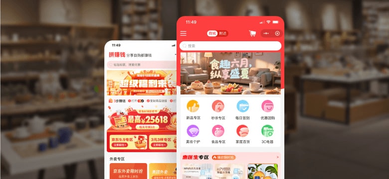 生活服务案例界面