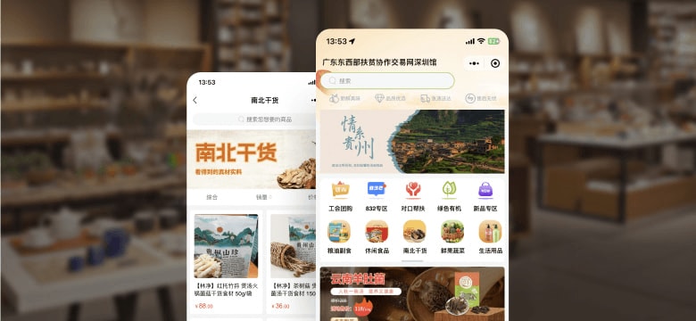 民生政务案例界面